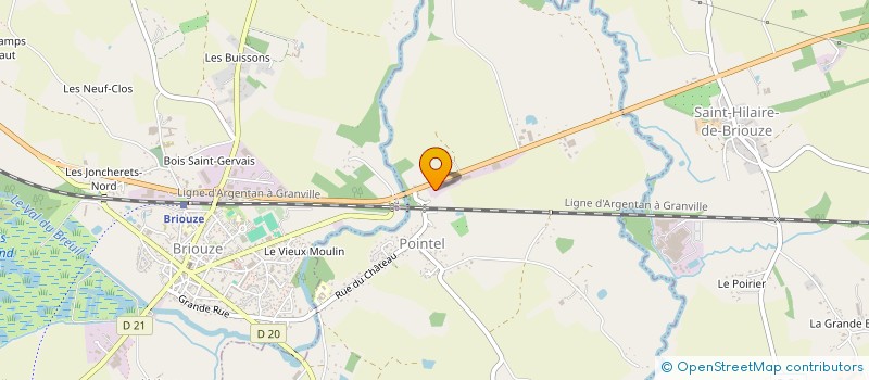 localisation de l'entreprise BREUIL IMPRIMES POUR L'INFORMATIQUE  POINTEL