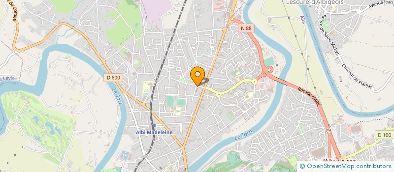 localisation de l'entreprise BREUIL OLYMPIQUE à ALBI