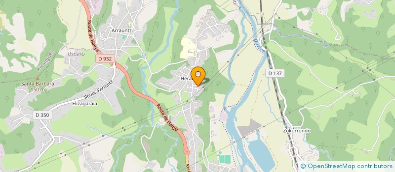 localisation de l'entreprise BREUIL PAYSAGES  USTARITZ