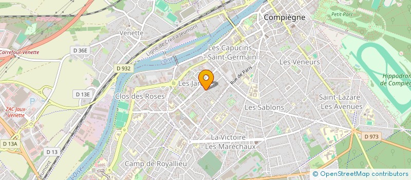 localisation de l'entreprise BREUILLE CONSULTANT à COMPIEGNE