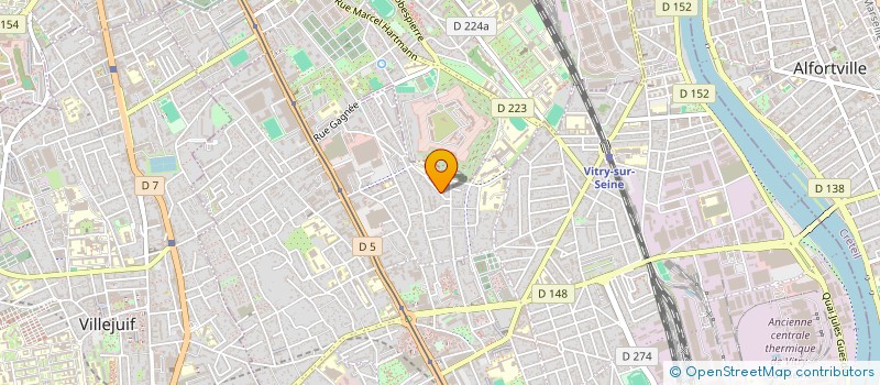 localisation de l'entreprise BREUILLET EGLISE à VITRY SUR SEINE