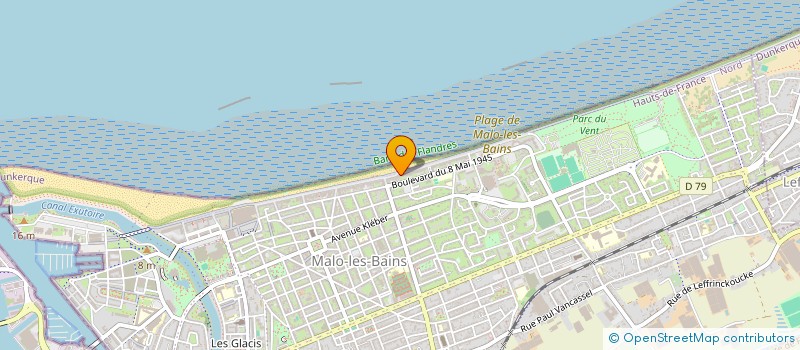 localisation de l'entreprise BREUVART MARINE à DUNKERQUE