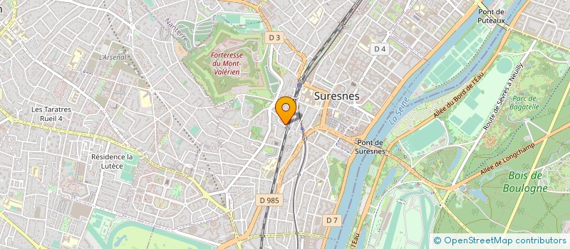 localisation de l'entreprise BREUZIN à SURESNES