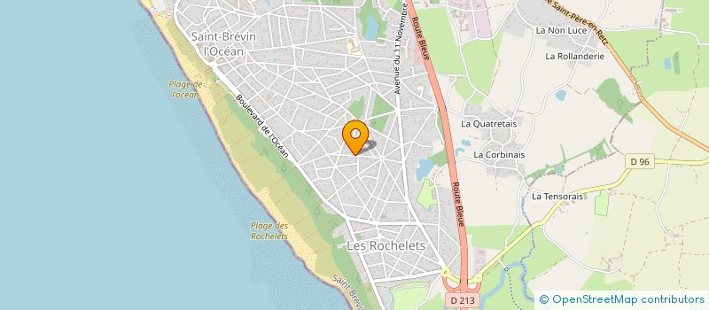 localisation de l'entreprise BREV'COUVERTURE à SAINT-BREVIN-LES-PINS