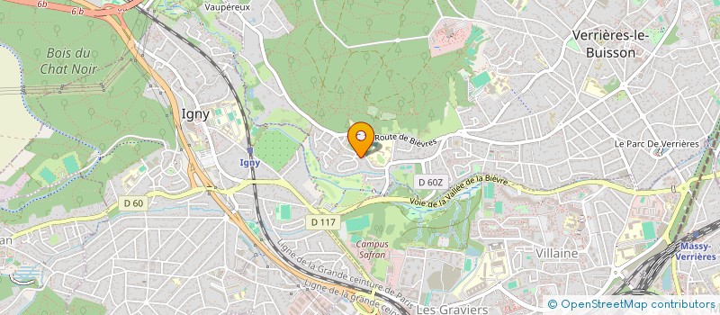 localisation de l'entreprise BREV'THERAPIE à VERRIERES-LE-BUISSON