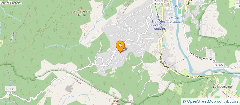 localisation de l'entreprise BREVAL  ANDUZE