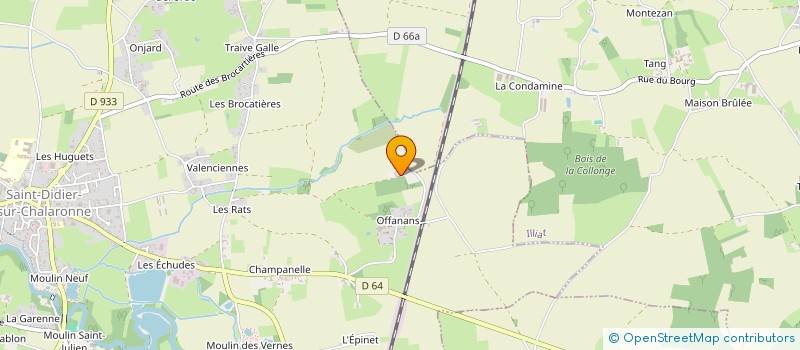 localisation de l'entreprise BREVET PAYSAGE  SAINT-ETIENNE-SUR-CHALARONNE