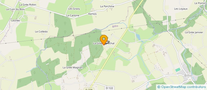 localisation de l'entreprise BREVIDE  GUEHENNO