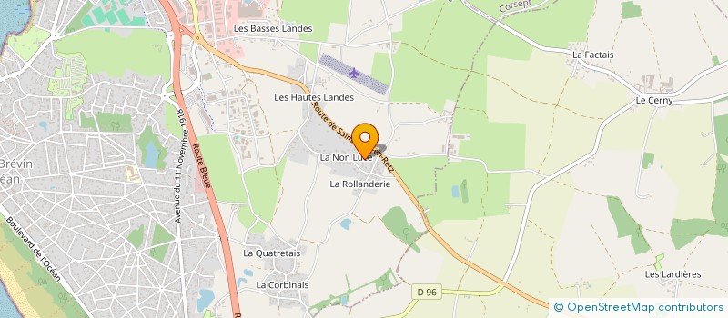 localisation de l'entreprise BREVIDUC à SAINT-BREVIN-LES-PINS