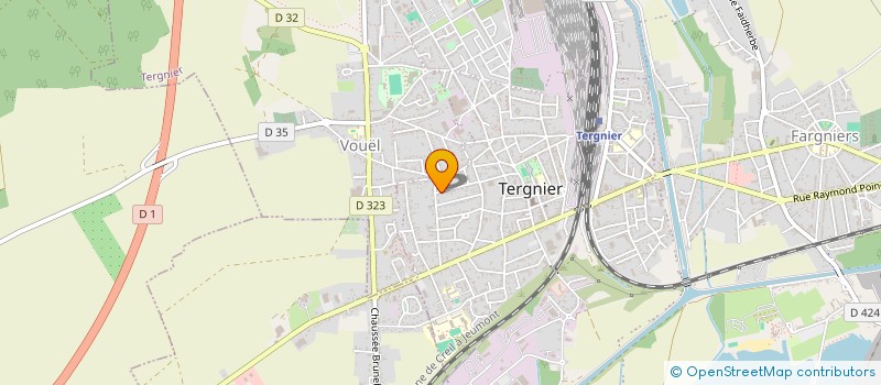localisation de l'entreprise BREVIERE  TERGNIER