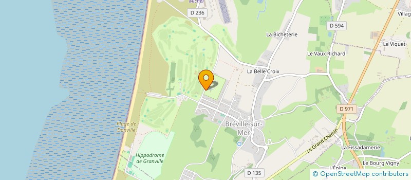 localisation de l'entreprise BREVILLE EXPANSION  BREVILLE-SUR-MER