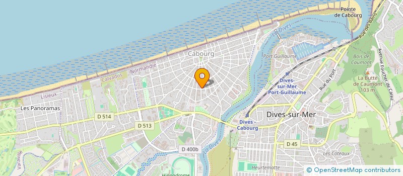 localisation de l'entreprise BREVILLE IMMOBILIER  CABOURG