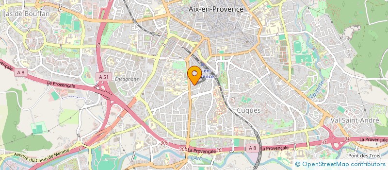 localisation de l'entreprise BREWEN PREVOT DESIGN BOIS  AIX-EN-PROVENCE