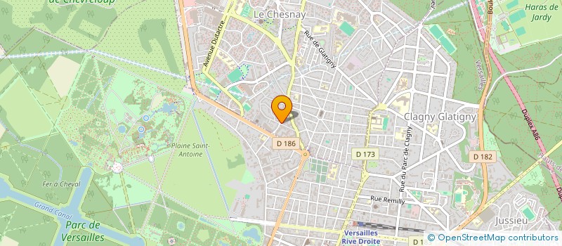 localisation de l'entreprise BREWPUB TOUSSAINT  LE CHESNAY-ROCQUENCOURT