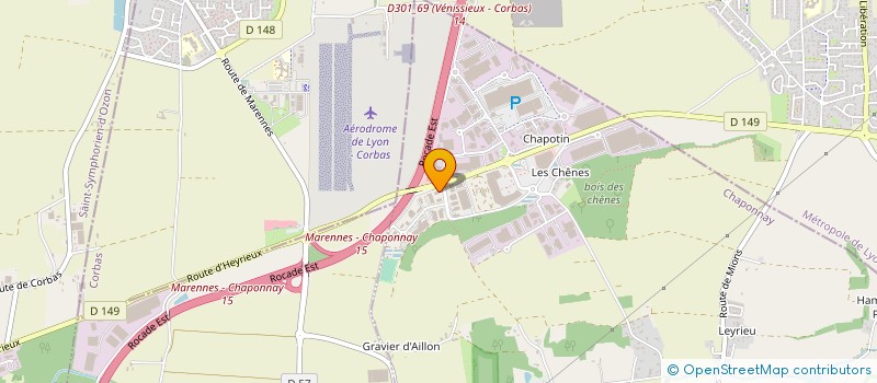 localisation de l'entreprise BREYNER à CHAPONNAY