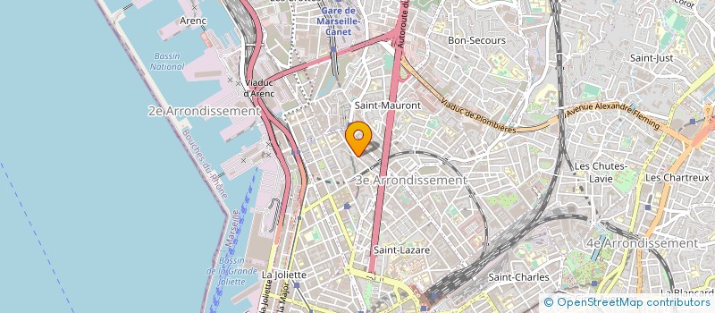 localisation de l'entreprise BREYSSE & LABATUT à MARSEILLE