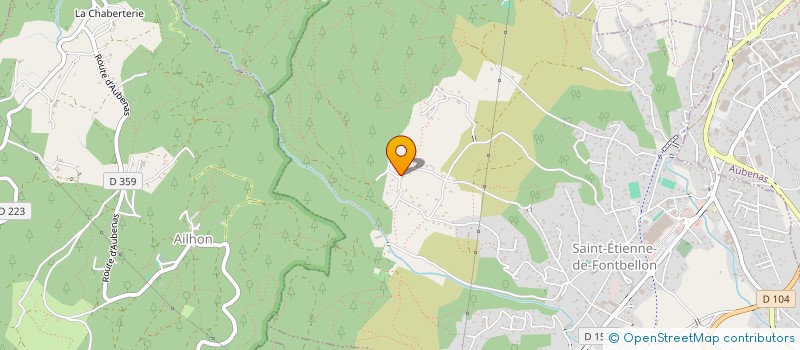 localisation de l'entreprise BREYSSE LAURENT  SAINT-ETIENNE-DE-FONTBELLON