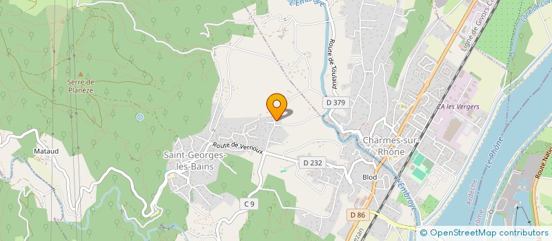 localisation de l'entreprise BREYSSE REGAL  SAINT-GEORGES-LES-BAINS