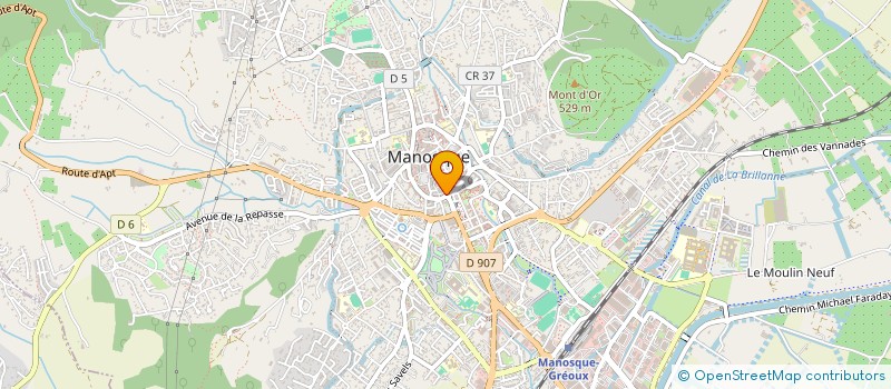 localisation de l'entreprise BREZALINE à MANOSQUE