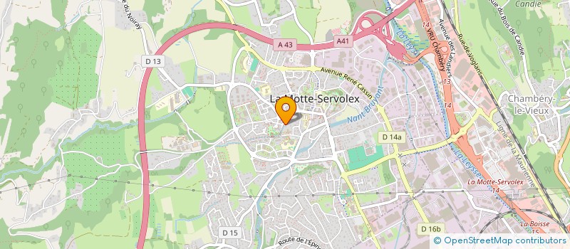 localisation de l'entreprise BREZAULT LOIC  LA MOTTE-SERVOLEX