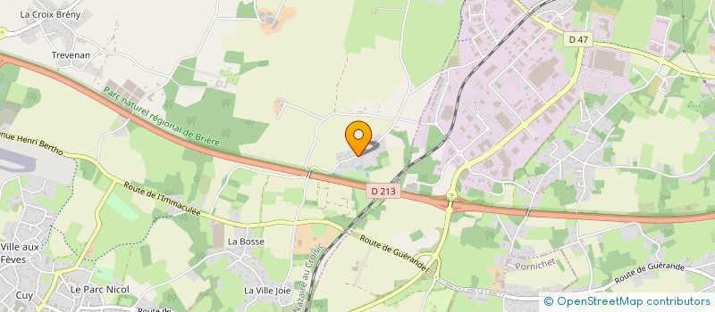 localisation de l'entreprise BREZEAN PV  GUERANDE