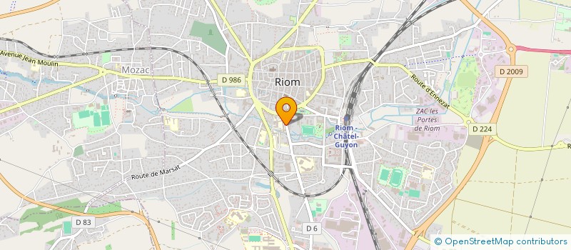 localisation de l'entreprise BREZET 92  CLERMONT-FERRAND