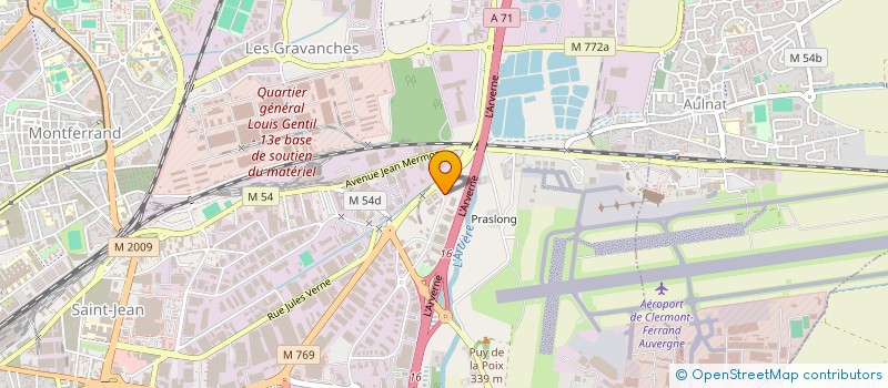 localisation de l'entreprise BREZET BESSE  CLERMONT-FERRAND