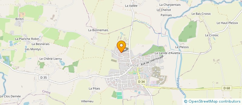 localisation de l'entreprise BREZHON'G  CINTRE