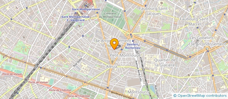 localisation de l'entreprise BREZIN SERVICES  PARIS