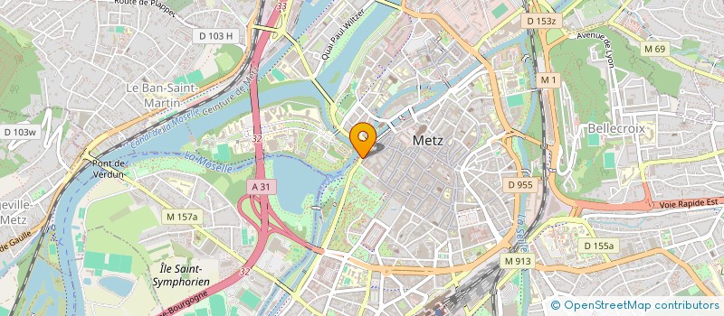 localisation de l'entreprise BREZINA à METZ
