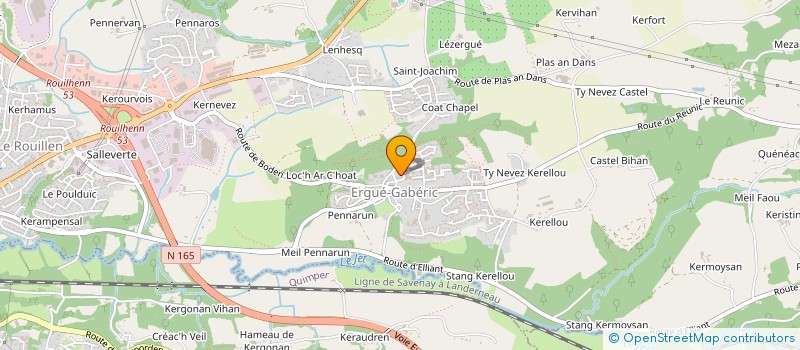 localisation de l'entreprise BREZONEGERIEN LESTON'N  ERGUE-GABERIC