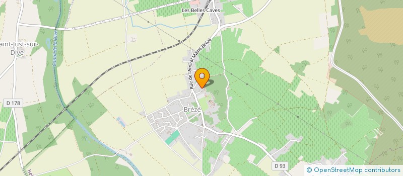 localisation de l'entreprise BREZSOULEST  BELLEVIGNE-LES-CHATEAUX