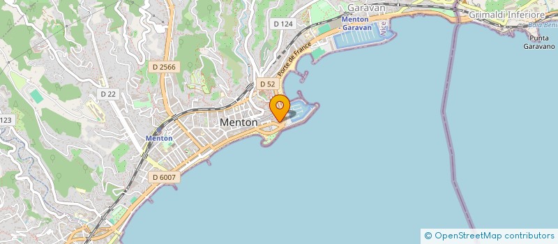 localisation de l'entreprise BREZZO & CIE à MENTON