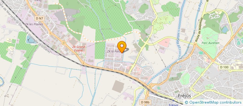 localisation de l'entreprise BRF à FREJUS