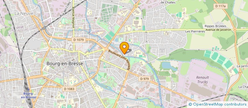 localisation de l'entreprise BRF HYPRO à BOURG-EN-BRESSE