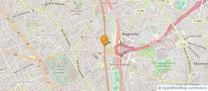 localisation de l'entreprise BRFA  PARIS