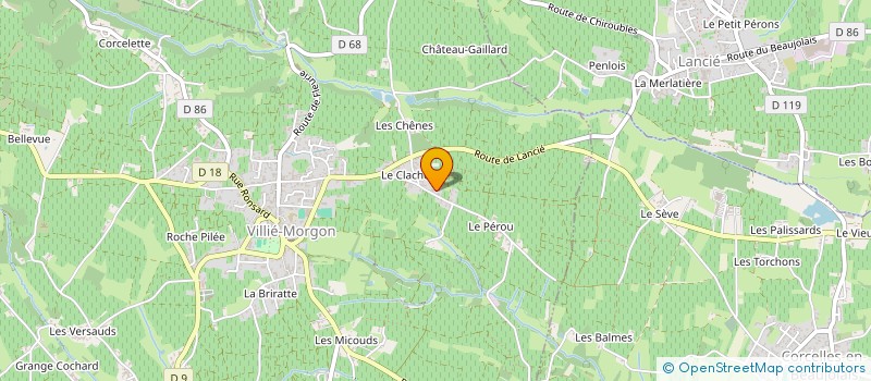 localisation de l'entreprise BRFTD  VILLIE-MORGON