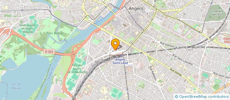 localisation de l'entreprise BRG 19 à ANGERS