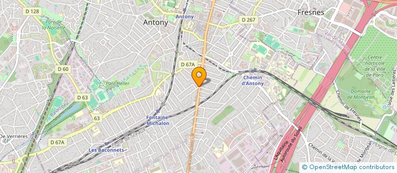 localisation de l'entreprise BRG à ANTONY