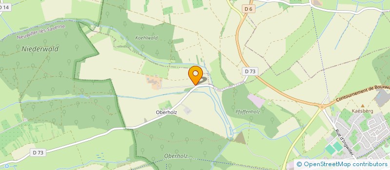 localisation de l'entreprise BRG ENERGIES  BOUXWILLER