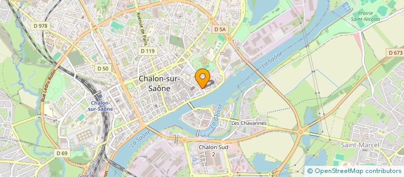 localisation de l'entreprise BRG IMMO CONSEIL à CHALON-SUR-SAONE
