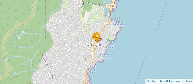 localisation de l'entreprise BRG SENTEURS  FREJUS