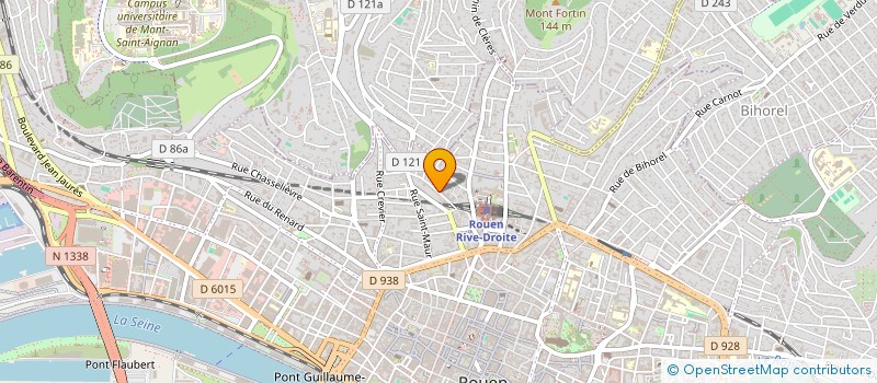 localisation de l'entreprise BRH à ROUEN