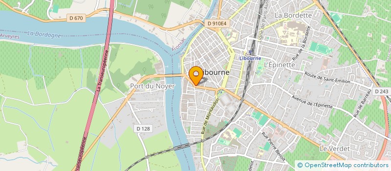 localisation de l'entreprise BRH CONSEIL à LIBOURNE