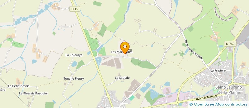 localisation de l'entreprise BRHD  MAUGES-SUR-LOIRE