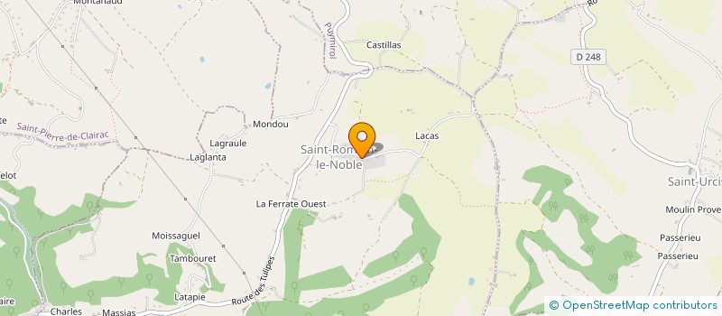 localisation de l'entreprise BRHELL FEST PROD.  SAINT-ROMAIN-LE-NOBLE