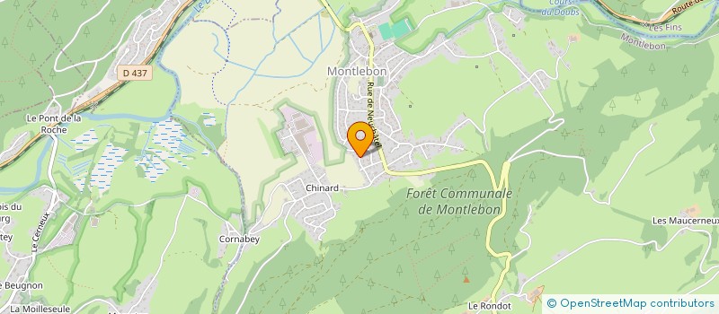 localisation de l'entreprise BRHIL  MONTLEBON