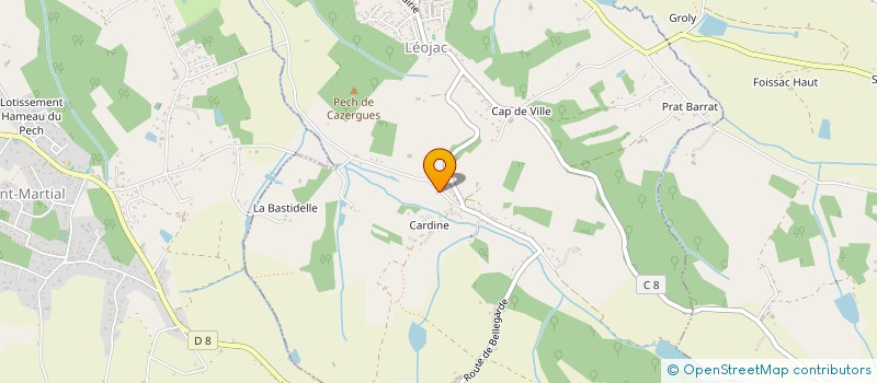 localisation de l'entreprise BRI'ANCE à LEOJAC