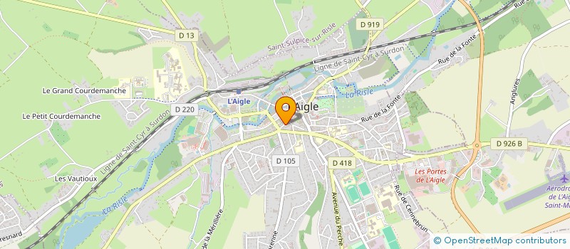 localisation de l'entreprise BRI - BRI à L'AIGLE