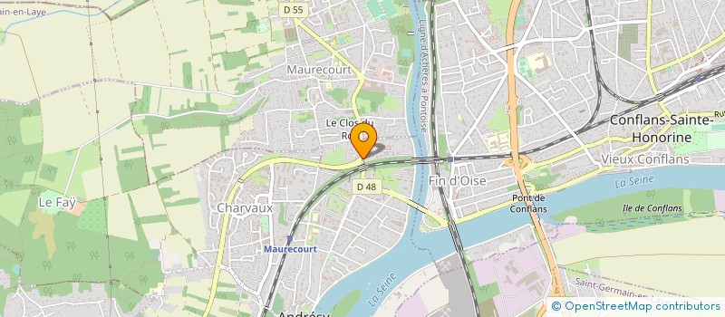 localisation de l'entreprise BRI-FINANCE à ANDRESY